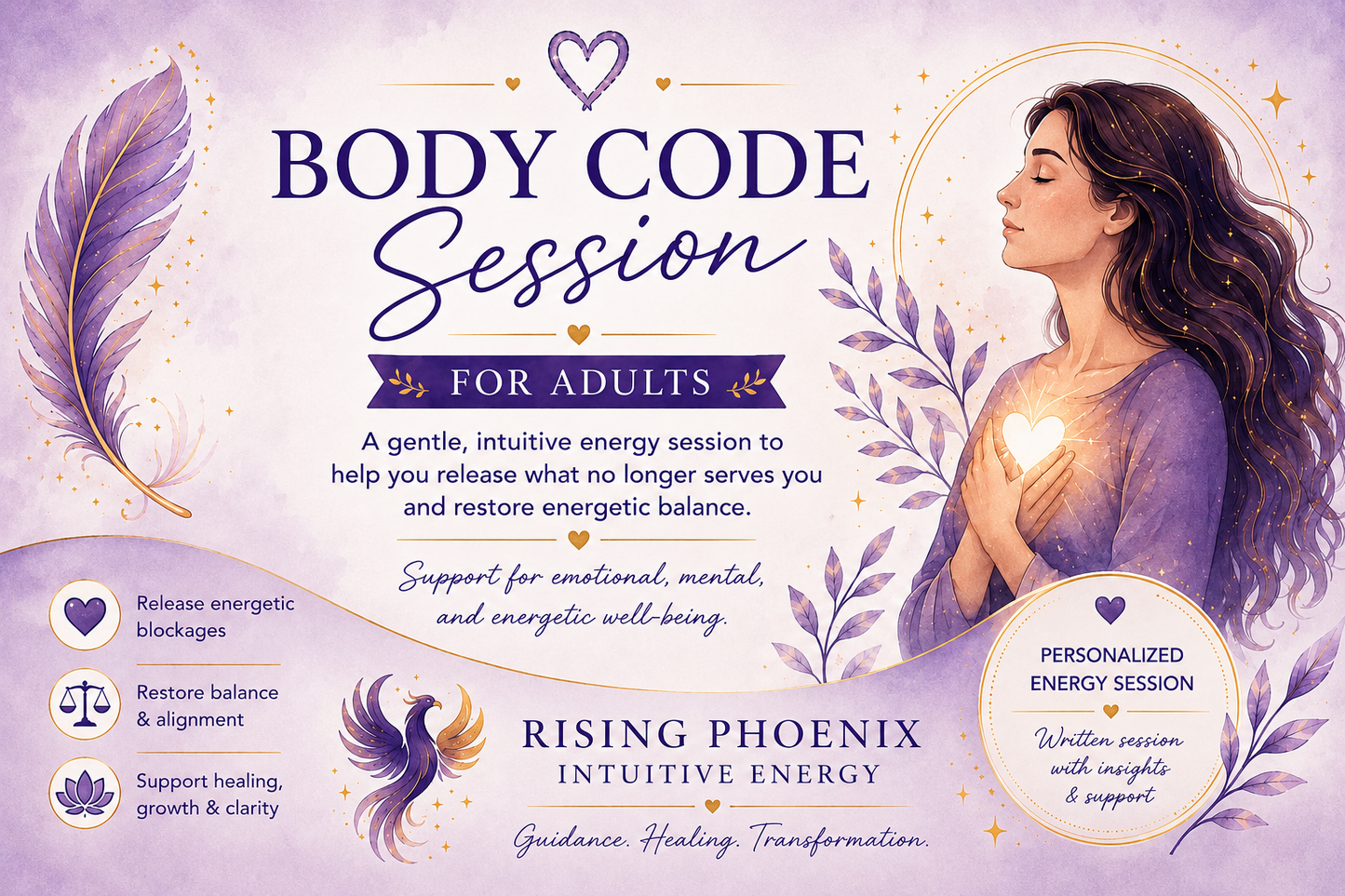 Body Code Session for Adults | Personalized Energy Healing